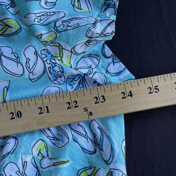 Madison & Max Womens Button Up Shirt Plus Size 16W Flip Flop Cotton Summer - Picture 7 of 9